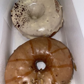Fan-Fan Doughnuts - White Coffee Doughnut and White Coffee Doughnut - Donuts Near Me - Brooklyn, New York