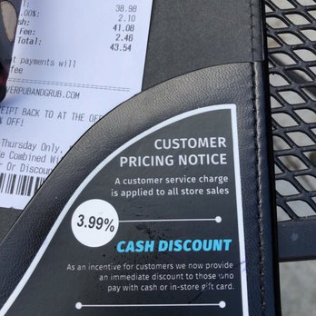 Thirsty Beaver - This is now on the bill folders! You cant call it a discount if you pay full price! What an fool. He must think we are really stupid. - Dive Bars Near Me - Crestwood, Illinois