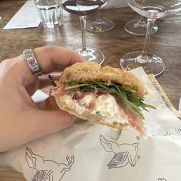 Prosciutto sandwich