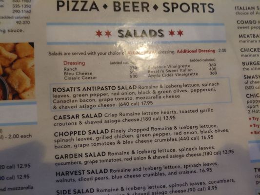 Menu photo 3 Rosati's Pizza Pub and Sports Bar San Diego, CA Menu photo 3 Rosati's Pizza Pub and Sports Bar San Diego, CA
