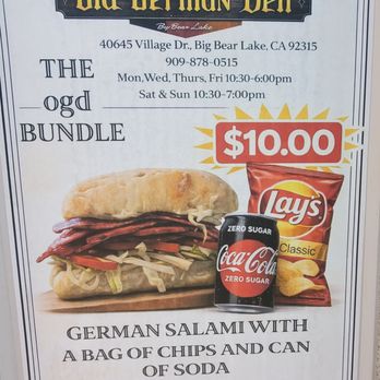 Old German Deli - Awesome weekly deal! - German Near Me - Big Bear Lake, California Old German Deli - Awesome weekly deal! - German Near Me - Big Bear Lake, California