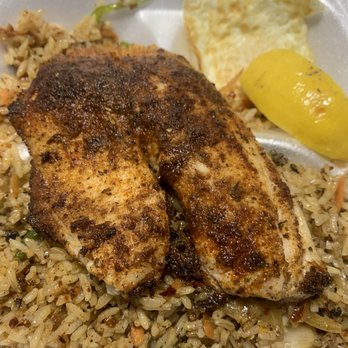 Orchid City Fusion Cafe - Tilapia spicy basil rice - New American Near Me - Arlington, Texas
