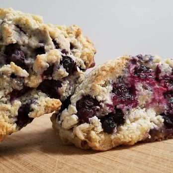 Bright Star Bakery - Gluten Free Huckleberry Scone - Bakeries Near Me - Central Point, Oregon