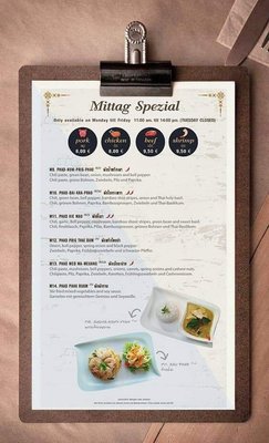 Menu photo 1 Thai Thai Two By Cherry Ramstein-Miesenbach, RP
