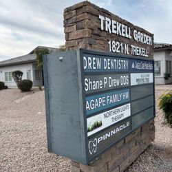 Drew Dentistry - Don't get lost, this sign faces Trekell Road and is right in front of our office