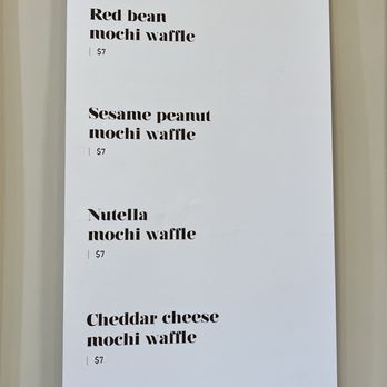 Heybings - Waffle menu - Desserts Near Me - Costa Mesa, California
