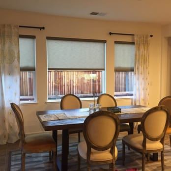 Catalog Blinds - Our nook window!! Shades and curtain rods installation by Catalog blinds!! They are the best!!! - Shades & Blinds Near Me - Brentwood, California