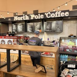 North Pole Coffee - Ordering counter