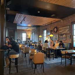 Looking north from the bar in the back