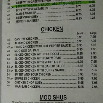 Chi Family Restaurant - Menu as of 4/2015 - Chinese Near Me - Lincoln, Illinois Chi Family Restaurant - Menu as of 4/2015 - Chinese Near Me - Lincoln, Illinois