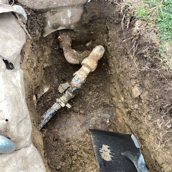 Incredible Plumber - old galvanized pipe connected to water meter. - Plumbing Near Me Incredible Plumber - old galvanized pipe connected to water meter. - Plumbing Near Me