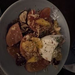 Beet burrata
