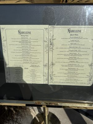 Menu photo 1 Madeleine San Diego, CA Menu photo 1 Madeleine San Diego, CA