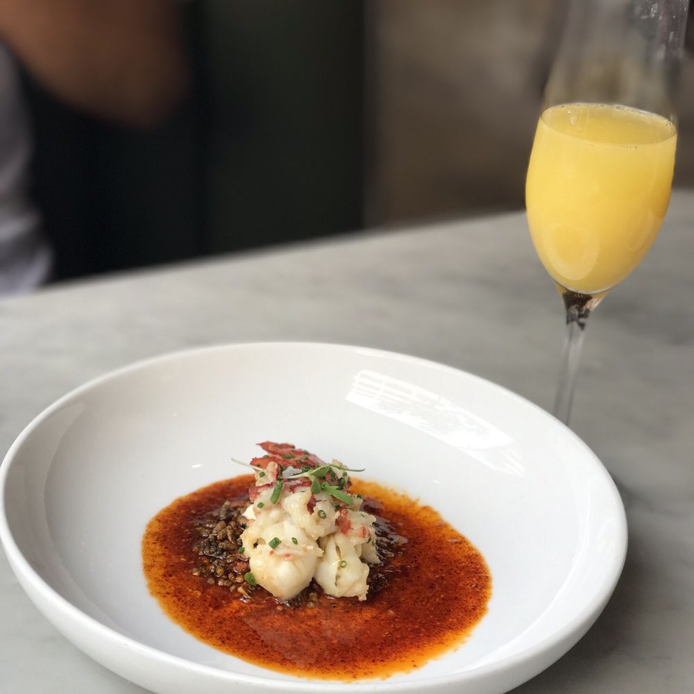 Waypoint - MAINE LOBSTER TAIL* black rice, brown butter aioli, chili garlic oil · - Bars Near Me - Cambridge, Massachusetts Waypoint - MAINE LOBSTER TAIL* black rice, brown butter aioli, chili garlic oil · - Bars Near Me - Cambridge, Massachusetts
