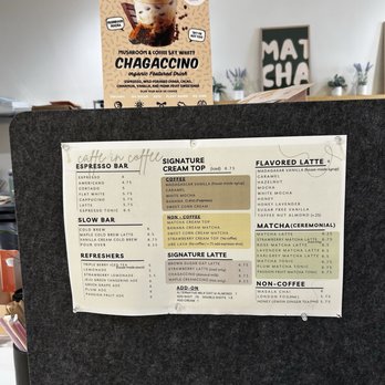 Caffe In Coffee - Menu - Coffee Roasteries Near Me - Orange, California