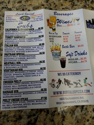 Menu photo 6 Buffalo's Pizza West Sacramento, CA
