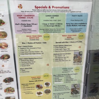 White Springs Cafe - Special promotions menu as of 6/4/2022 - Thai Near Me - Arcadia, California