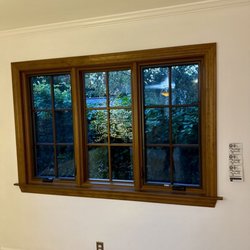 Abstract Windows - Wood-clad Pella windows we installed in Montara, CA