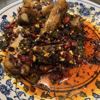 Blue Willow 夜来湘 - Spicy Pork Spare Ribs - delicious! - Szechuan Near Me - New York, New York Blue Willow 夜来湘 - Spicy Pork Spare Ribs - delicious! - Szechuan Near Me - New York, New York