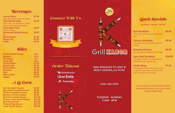 Menu photo 7 K Grill Kabob West Covina, CA