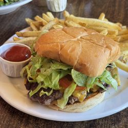 Bison smash burger