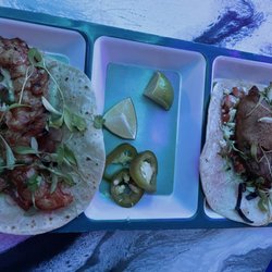 LowKey - Chipotle shrimp and Fried avocado taco