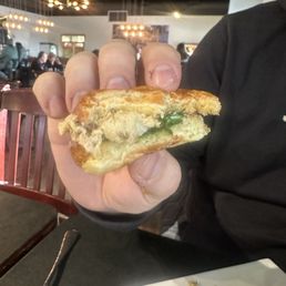 Crab cake slider