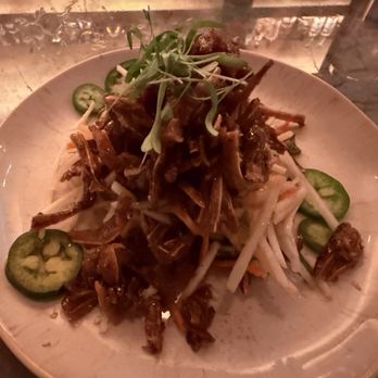 Sugarcane - Pig Ear Papaya Salad - Cocktail Bars Near Me - Las Vegas, Nevada