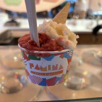 Pamina Dolce Gelato - Blood orange and limone - Gelato Near Me - New York, New York Pamina Dolce Gelato - Blood orange and limone - Gelato Near Me - New York, New York