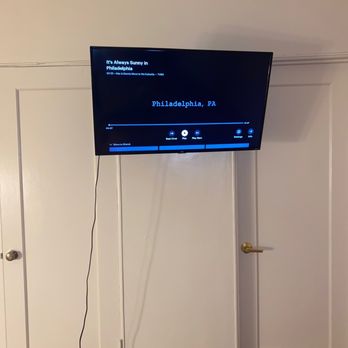 First Choice Custom Installations - 40" Roku Tv mounted by Vince! - Security Systems Near Me
