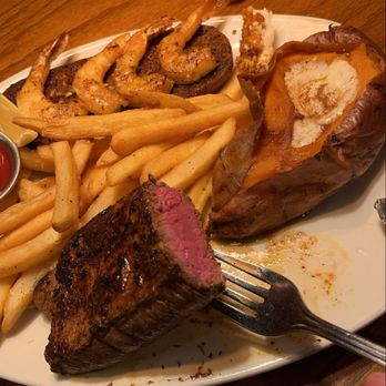 Outback Steakhouse - Steak, shrimp, loaded sweet potatoes, and fries - Steakhouses Near Me - Bloomington, Minnesota