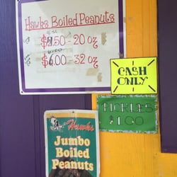 Mrs V's Snowballs & Snacks - Boiled peanuts, cash only