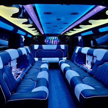 Five Star Limousine - New interior of white H2 HUMMER - Limos Near Me - Charlotte, North Carolina Five Star Limousine - New interior of white H2 HUMMER - Limos Near Me - Charlotte, North Carolina