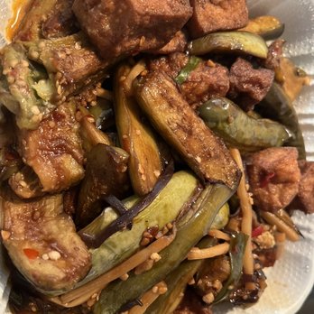 Asian Mix - Eggplant & tofu with garlic sauce - Fast Food Near Me - Honolulu, Hawaii Asian Mix - Eggplant & tofu with garlic sauce - Fast Food Near Me - Honolulu, Hawaii