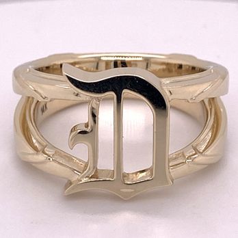 Elyria Jewelers and Repair - Custom old English D ring in gold - Jewelry Repair Near Me - Elyria, Ohio Elyria Jewelers and Repair - Custom old English D ring in gold - Jewelry Repair Near Me - Elyria, Ohio