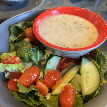 Nando's Peri-Peri - Salad-love that dressing is on the side - Portuguese Near Me - Edmonton, Alberta Nando's Peri-Peri - Salad-love that dressing is on the side - Portuguese Near Me - Edmonton, Alberta