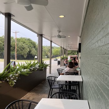 Allday - patio - Pizza Near Me - Austin, Texas