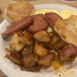 The Boondocks - Grilled spam with eggs and English muffins