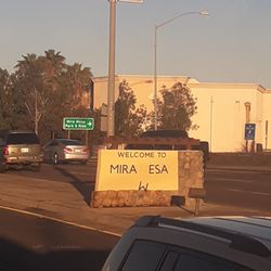 Mira Mesa Blvd - Mira Mesa Blvd welcome sign.
