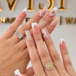 Lavish Hair and Nails - Wedding Nails  FREESTYLE