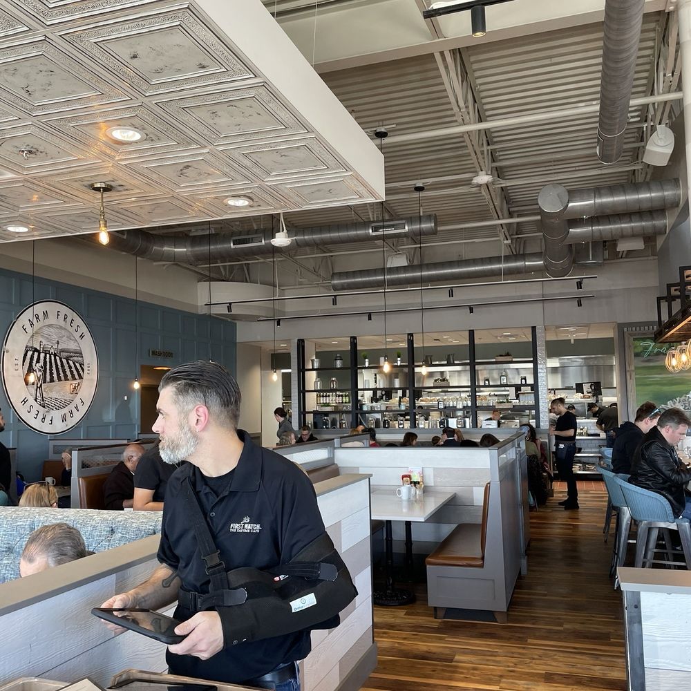 First Watch - Nice, cozy interior. They also have bar seating - Breakfast & Brunch Near Me - Alexandria, Virginia First Watch - Nice, cozy interior. They also have bar seating - Breakfast & Brunch Near Me - Alexandria, Virginia