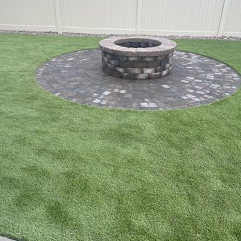 GTP Design & Build - Fireplace with pavers. - Landscaping Near Me - Spring Valley, California