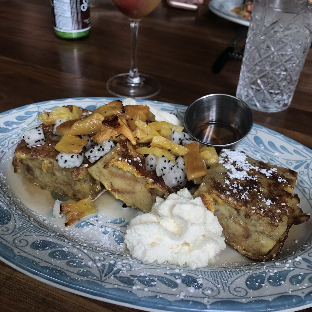 Barrio - Churro French Toast - this was Okay! A little too thick for me - Mexican Near Me - Chicago, Illinois