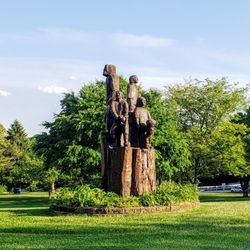 York Township Park - Sculpture near Entrance to York Township Park