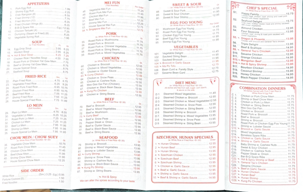 Menu photo 2 China Buffet Adrian, MI