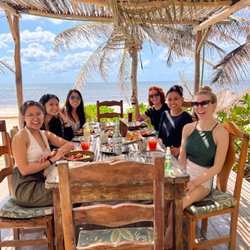Cabanas La Luna - Our fabulous view during breakfast