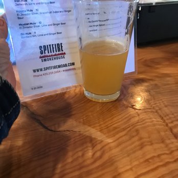 Moab Spitfire Smokehouse - Hazy IPA - Barbeque Near Me - Moab, Utah Moab Spitfire Smokehouse - Hazy IPA - Barbeque Near Me - Moab, Utah