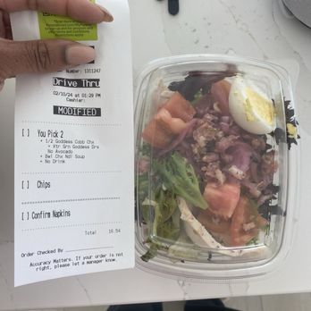 Panera Bread - Salad missing ingredients - Sandwiches Near Me - Menifee, California