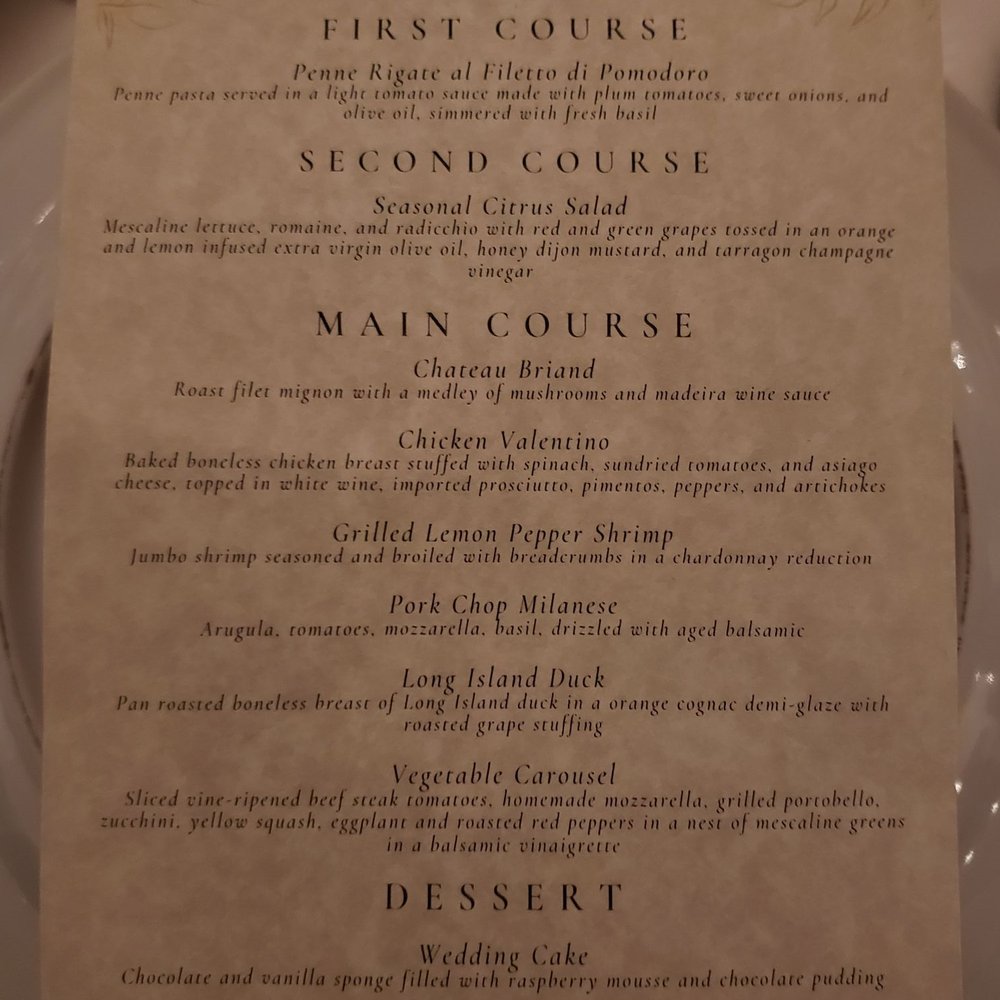 Villa Lombardi's - Nice menus - Caterers Near Me - Holbrook, New York