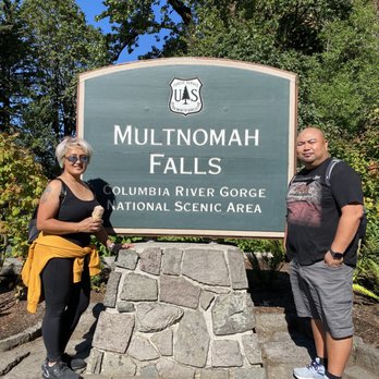 Multnomah Falls - We here 7/22/2022 - Hiking Near Me - Bridal Veil, Oregon